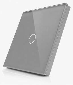 Skleněný panel pro jednoduchý vypínač ROON - R-1C-GR