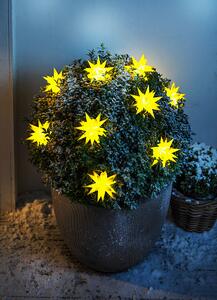 Weltbild LED Řetěz Vánoční hvězda, žlutá