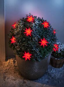 Weltbild LED Řetěz Vánoční hvězda, červená