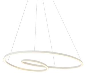 Skandinávské závěsné svítidlo béžové 110 cm vč. LED s 3-stupňovým stmíváním - Circuit