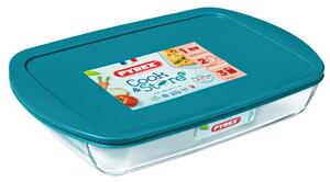 Skleněný pekáč s víkem PYREX 40x27cm/4,9l., borosilikát