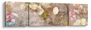 Obraz - Květinový ornament (170x50 cm)