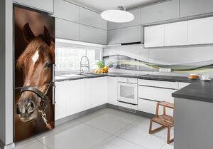 Nálepka fototapeta lednička Portrét koně FridgeStick-70x190-f-118893601
