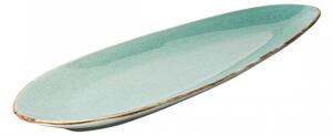 Lunasol - Talíř oválný Sand tyrkysový 41 cm - Gaya (451960)