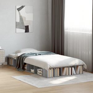 Rám postele šedý sonoma 75 x 190 cm kompozitní dřevo 3280536