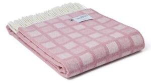 Vlněná deka Manhattan Sunken Pink 183 x 150 cm Tweedmill