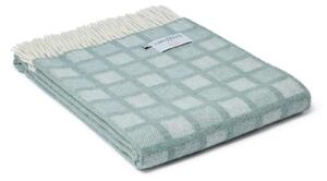 Vlněná deka Manhattan Ice Green 183 x 150 cm Tweedmill