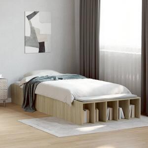 Rám postele dub sonoma 75 x 190 cm kompozitní dřevo 3280624