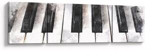 Obraz - Piano, aquarel (170x50 cm)