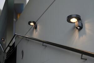 LUTEC Venkovní LED nástěnné solární osvětlení s čidlem DISO, 2W, denní bílá, IP44 6906702335