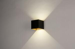 Nástěnné LED svítidlo Outdoor Grace Black and Gold (LMD)