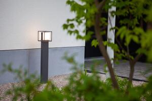 LUTEC Venkovní LED stojací lampa CRUZ, 13W, teplá bílá, IP54 7199201118