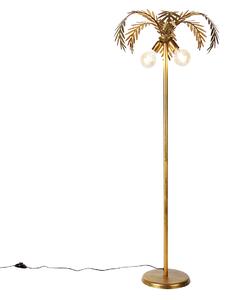 Chytrá stojací lampa zlatá 156 cm vč. 2 Wifi G95 - Botanica