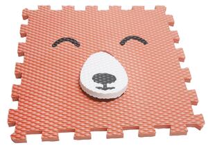 Vylen Pěnové podlahové puzzle Minideckfloor Liška Tmavě oranžová 340 x 340 mm