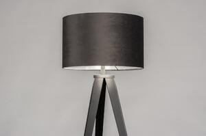 Stojací lampa Ciatti Black and Silver (LMD)