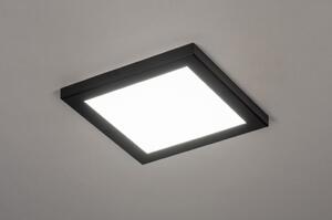 Stropní LED svítidlo Tempo Black 22 Quadro (LMD)