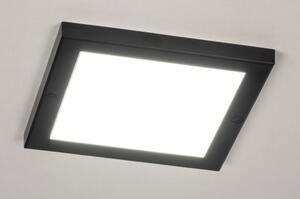 Stropní LED svítidlo Tempo Black 22 Quadro (LMD)