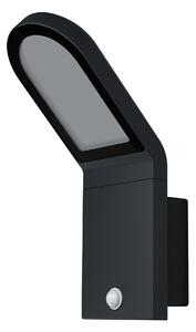 LEDVANCE Venkovní LED nástěnné osvětlení s čidlem ENDURA STYLE WALL, 12,2W, teplá bílá, IP44, šedé