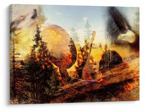 Obraz - Šamanský motiv (70x50 cm)