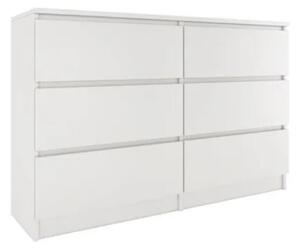 Komoda - CHELSEA - 3 zásuvky - antracit - 77,2 x 42,2 x 79,9 cm