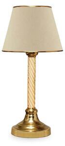 Opviq Stolní lampa Denis béžová/zlatá