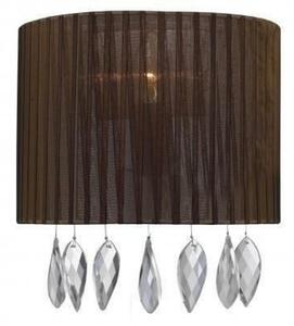 Nástěnné svítidlo AZzardo Sidney wall brown AZ0915 E14 1x40W IP20 22cm hnědé
