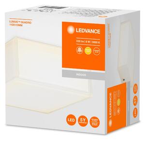 LEDVANCE Stropní LED přisazené osvětlení LUNIVE, 8W, teplá bílá, 11x11cm, hranaté