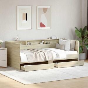 Válenda se zásuvkami bez matrace dub sonoma 90 x 190 cm 3280855