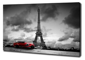 Moderní obraz canvas na rámu Eiffelova věž Paříž pl-oc-100x70-f-76327230