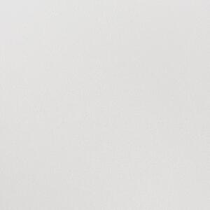 Pohodlná kožená lenoška Chesterfield z lesklé bílé ekokůže - levá NIMES