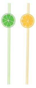 Nápojové brčko opakované použití LIMEPOP 6 ks