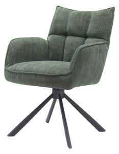 Zelená čalouněná jídelní křesla v sadě 2 ks Marilla – Unique Furniture