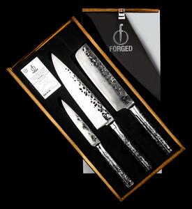 Sada nožů - Intense: kuchařský nůž, japonský nůž na zeleninu, univerzální nůž