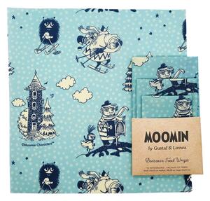 Voskované ubrousky Moomin in winterland, 3ks