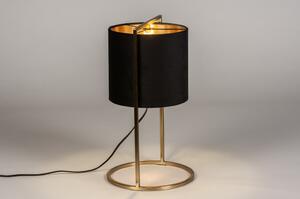 Stolní lampa Burnham Black and Gold (LMD)