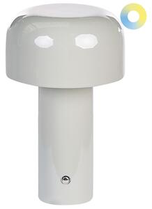 LED bezdrátová stolní lampa BESOS se stmívačem Kov Šedá