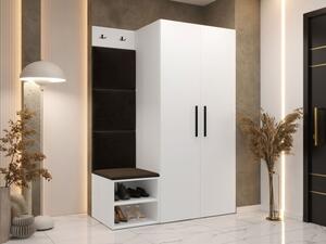 Předsíň Hekurt IV, Barva: bílá, Barva látek:: Manila 04 5903211432729
