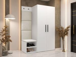 Předsíň Hekurt IV, Barva: bílá, Barva látek:: Manila 02 5903211432712