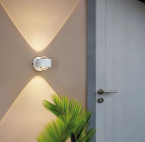 EGLO Venkovní nástěnné LED osvětlení TREVIOLO, 2x3W, teplá bílá, IP44, antracitové 98746