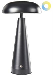 LED bezdrátová stolní lampa BOCONO se stmívačem Kov Černá