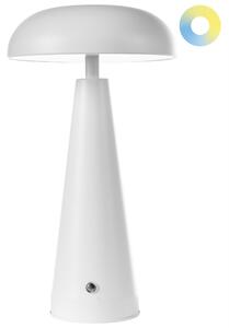 LED bezdrátová stolní lampa BOCONO se stmívačem Kov Bílá