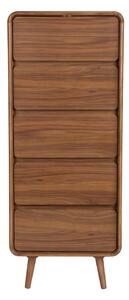 Hnědá komoda z jasanového dřeva 45x112x40 cm Rise – Zuiver