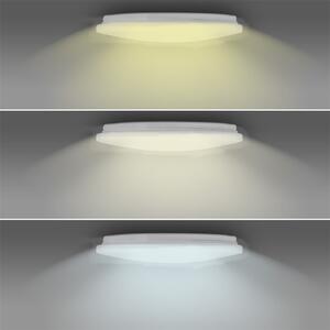 SOLIGHT LED stropní svítidlo SMART WIFI 28W/230V/1960Lm/3000-6500K/120°/IP20, 38cm x 38cm, bílé