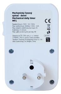 Časový spínač mechanický denní 16A/230V