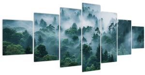 Obraz - Les v mlze (210x100 cm)