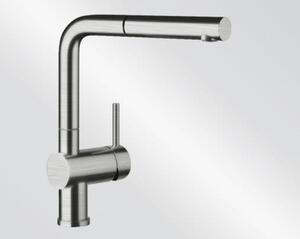 Dřezová baterie Blanco LINUS-S s vytahovací sprškou PVD steel 526242