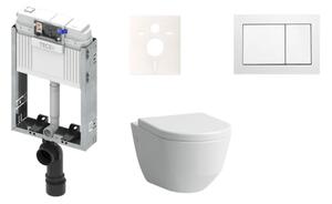 Cenově zvýhodněný závěsný WC set TECE k zazdění + WC Laufen Laufen Pro KMPLPROAT