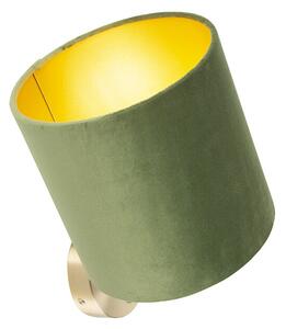 Nástěnné svítidlo Combi Velour Green and Gold (Nordtech)