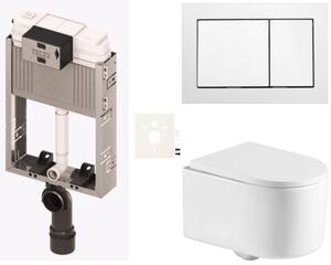 Závěsný wc set k zazdění  SAT SIKOTZREX72B