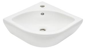 Rohové umývátko VitrA Integra 56x40 cm otvor pro baterii uprostřed 7336-003-0999
